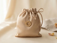 Champagne Keepsake silk pouch